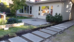 Custom Concrete Patio And Walkway Calgary